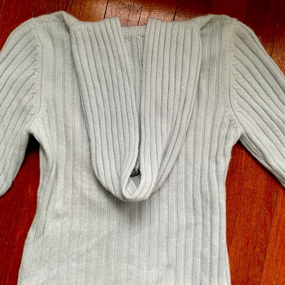 Cashmere hooded cardigan - Picture 4 of 6